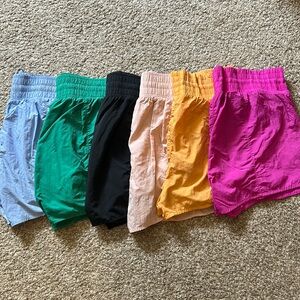 Six pairs of Joy Lab athletic shorts size Large